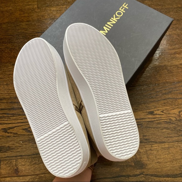 Rebecca Minkoff Women’s Stella Suede Fringe Sneakers NIB - Picture 4 of 9